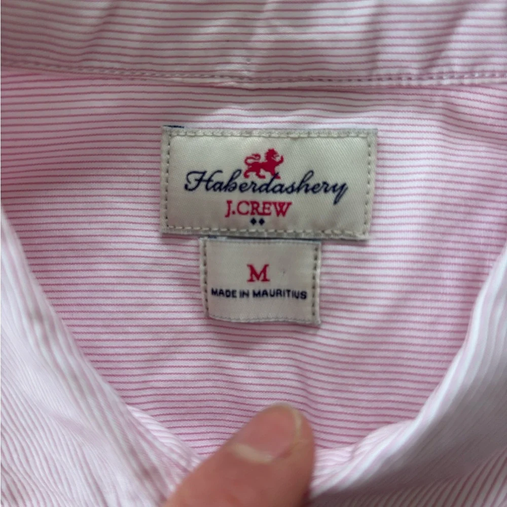 J. Crew Light Pink Haberdashery Casual Button-Down Shirt